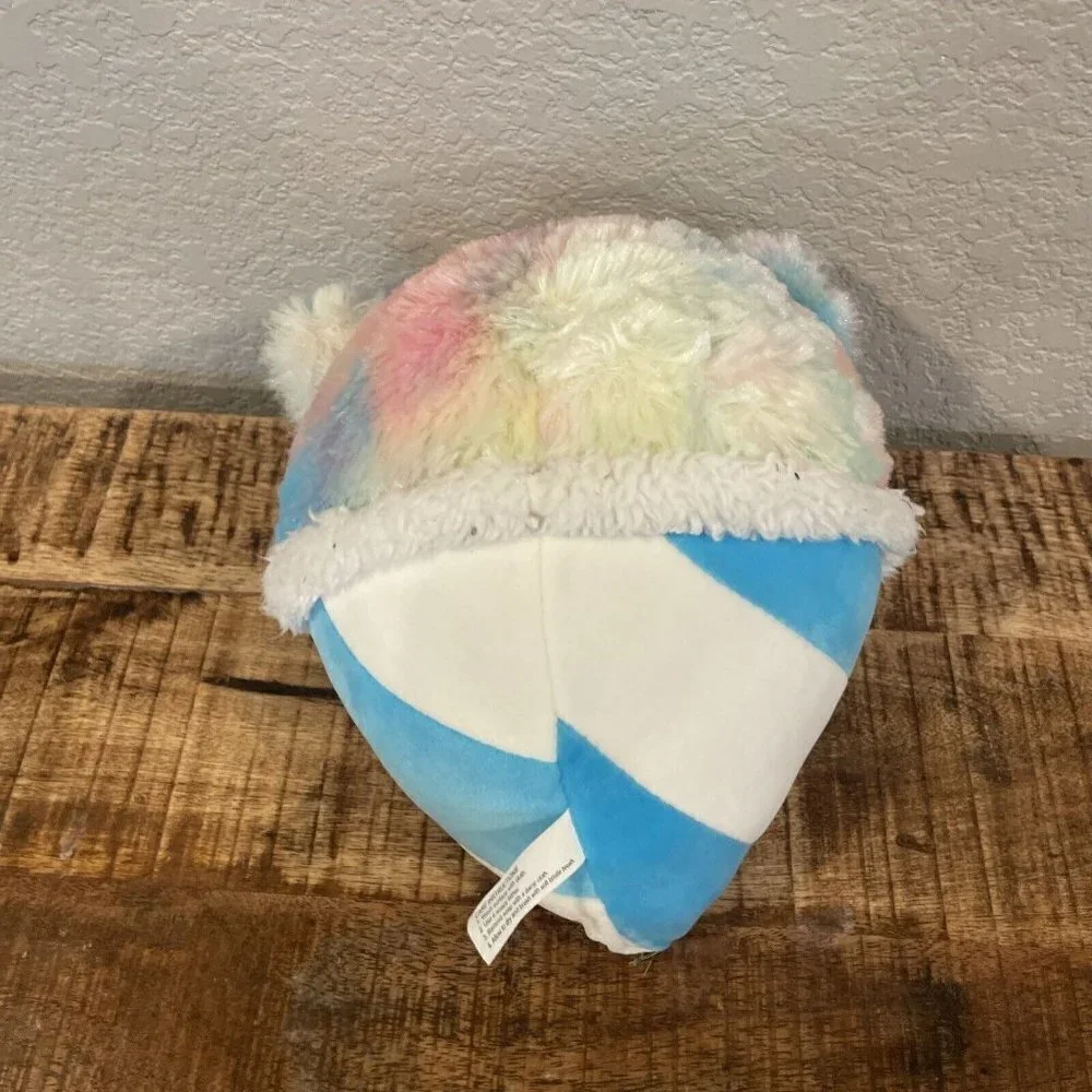 Cute And Cuddly Marshmallow Snow Cone Kitty Plush Stuffed Animal Toy 9.5